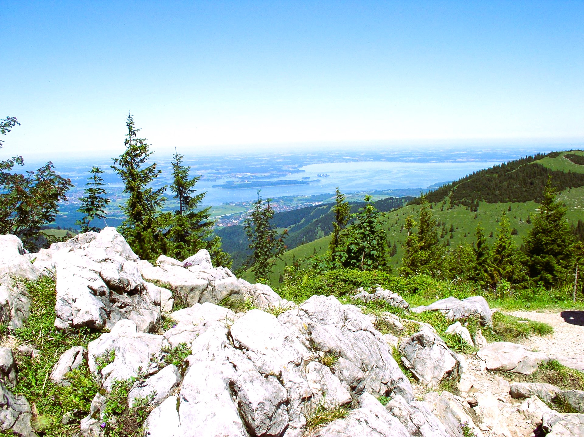 Germany Bavaria Chiemsee Kampenwand