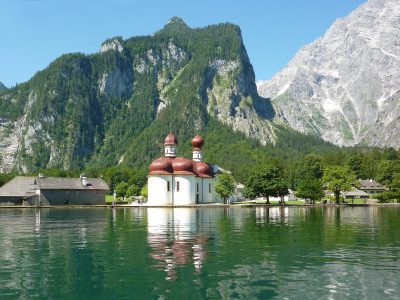 Lake Königssee in Bavaria Germany