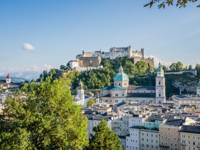 Salzburg in Austria and its Old town