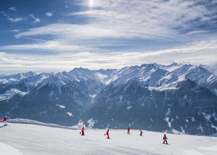 Skiing school in Switzerland
