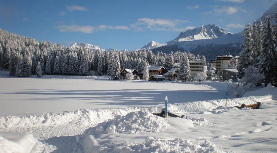 Arosa in winter
