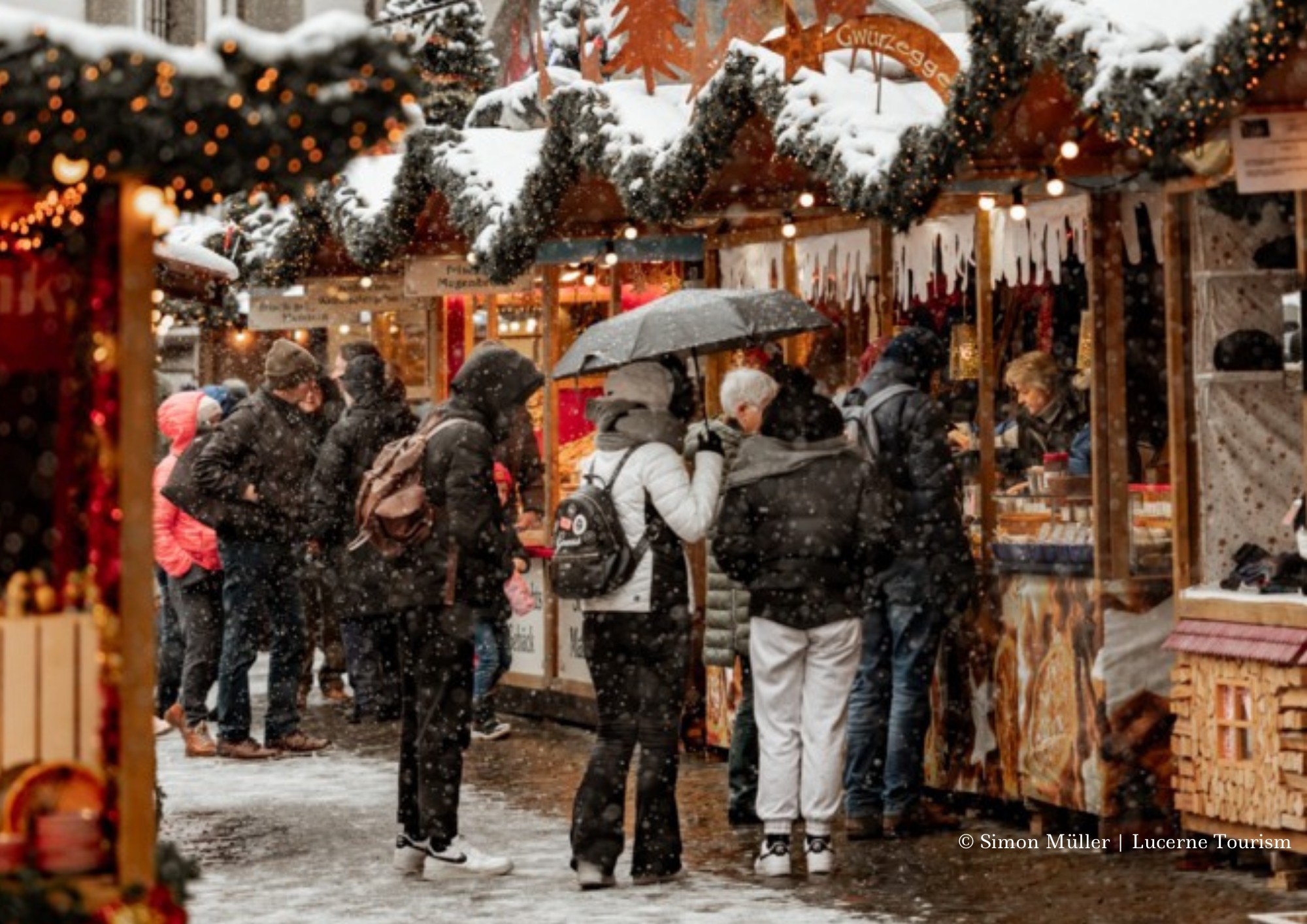 Switzerland Christmas Market Lucerne