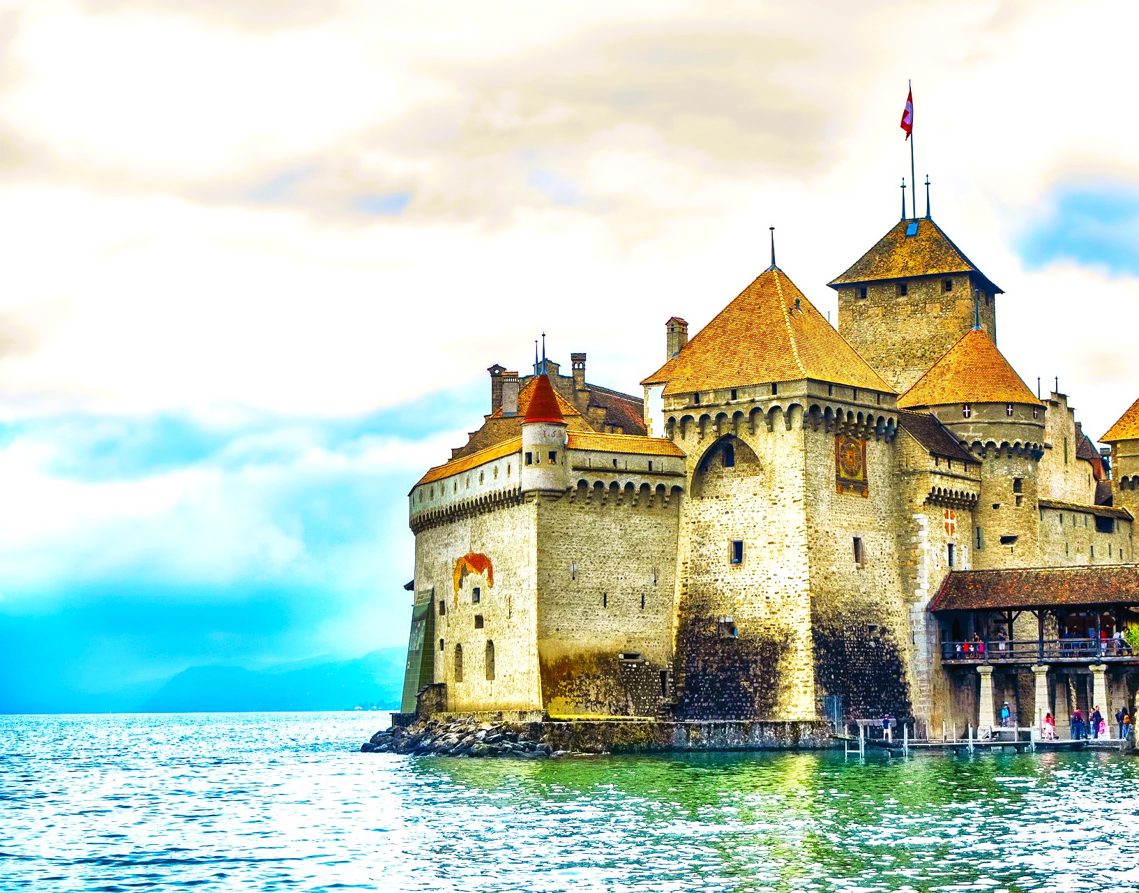 Switzerland Chillon Castle