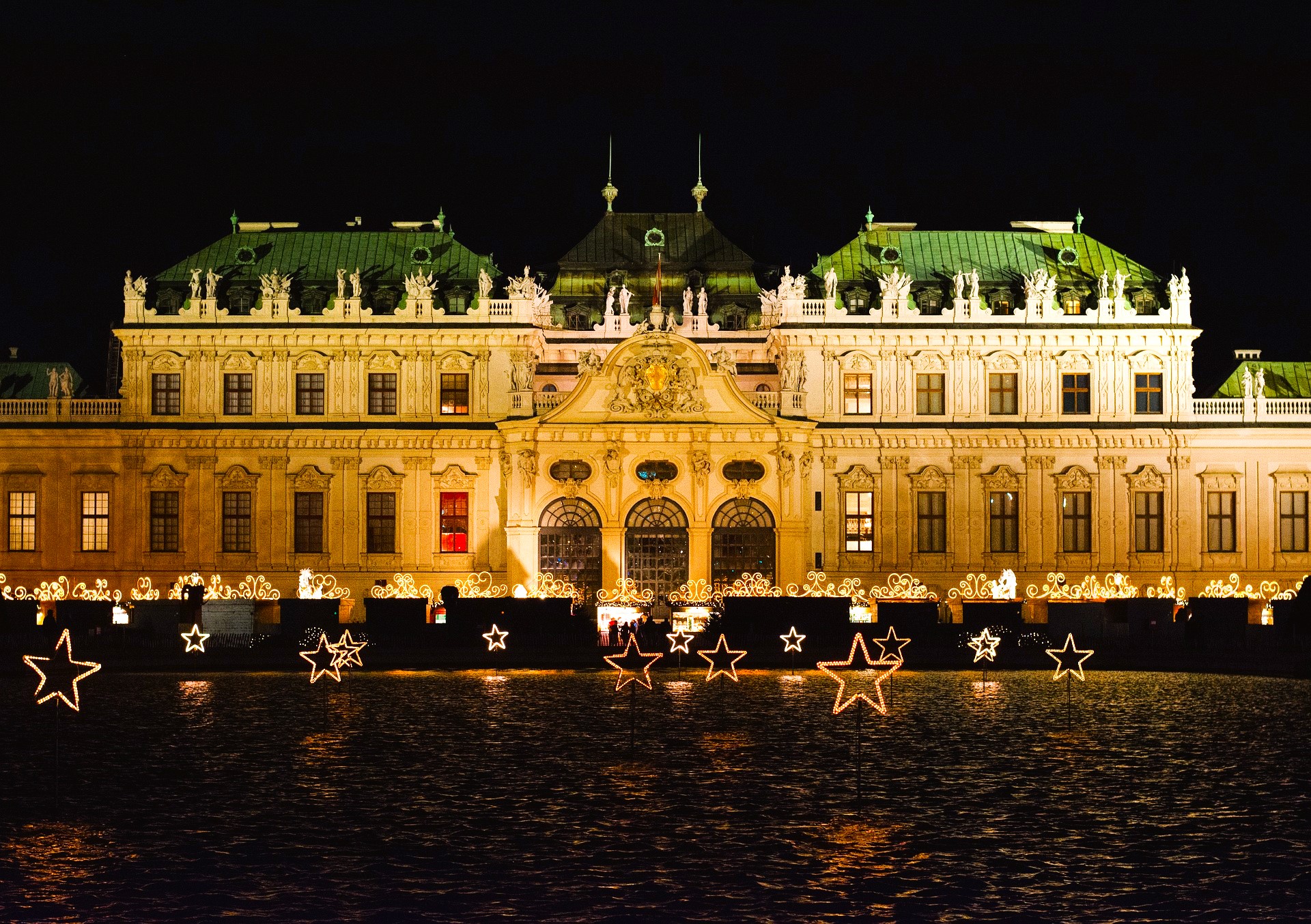 Austria Vienna christmas stars