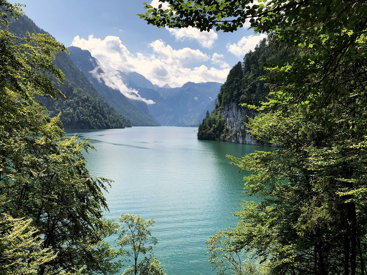 Germany Berchtesgaden National Park Lake Koenigsee