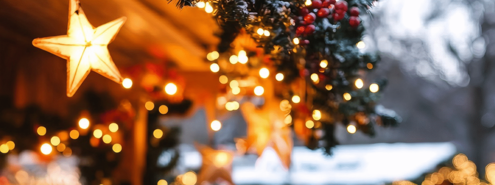 Christmas market market stall