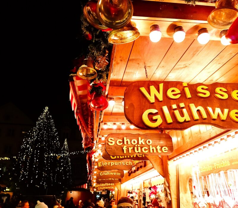 Christmas Market Germany Regensburg Tree