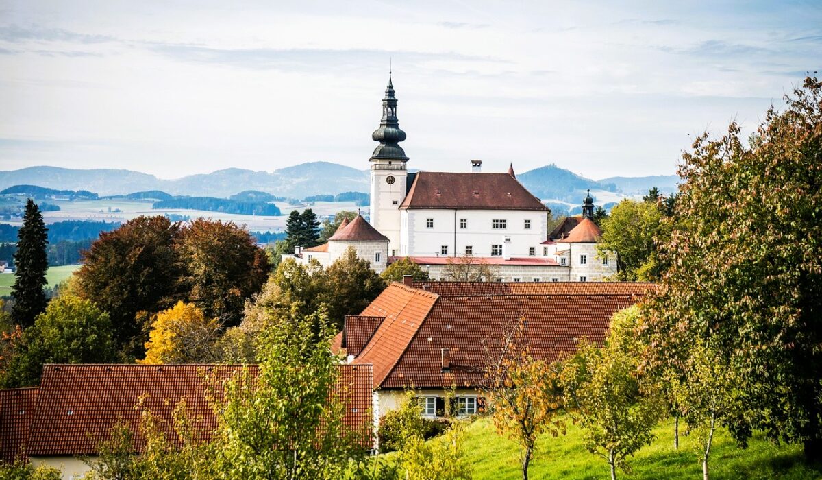 Austria Kefermarkt castle upper austria
