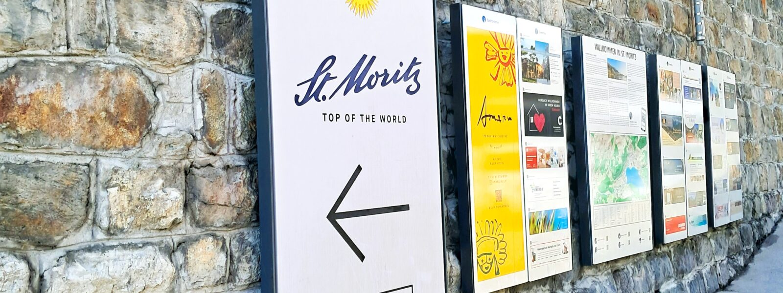 St Moritz sign
