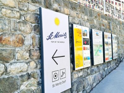 St Moritz sign