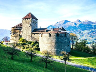 Liechtenstein Castle autumn
