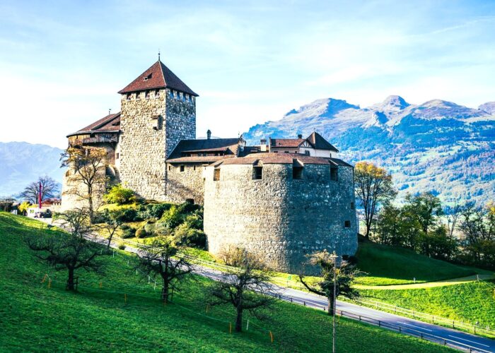 Liechtenstein Castle autumn