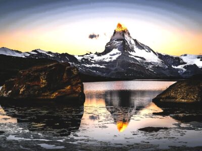 Switzerland Matterhorn sunset