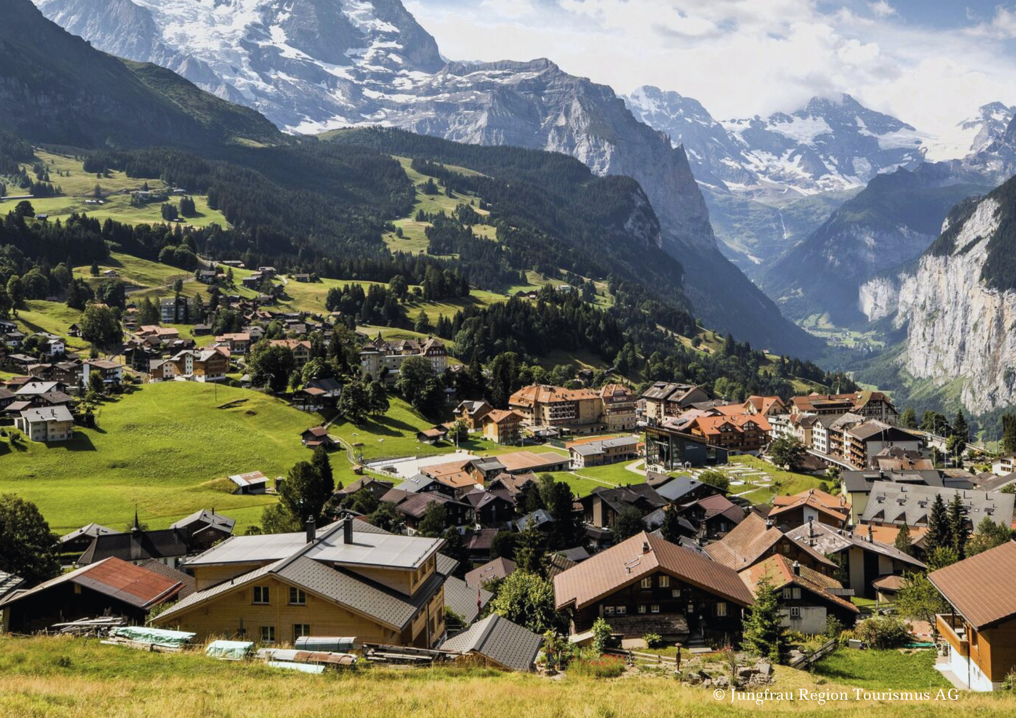 Wengen Village Switzerland
