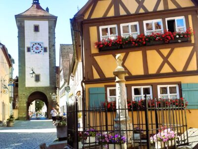 Germany Rothenburg ob der Tauber Bavaria Romantic Road
