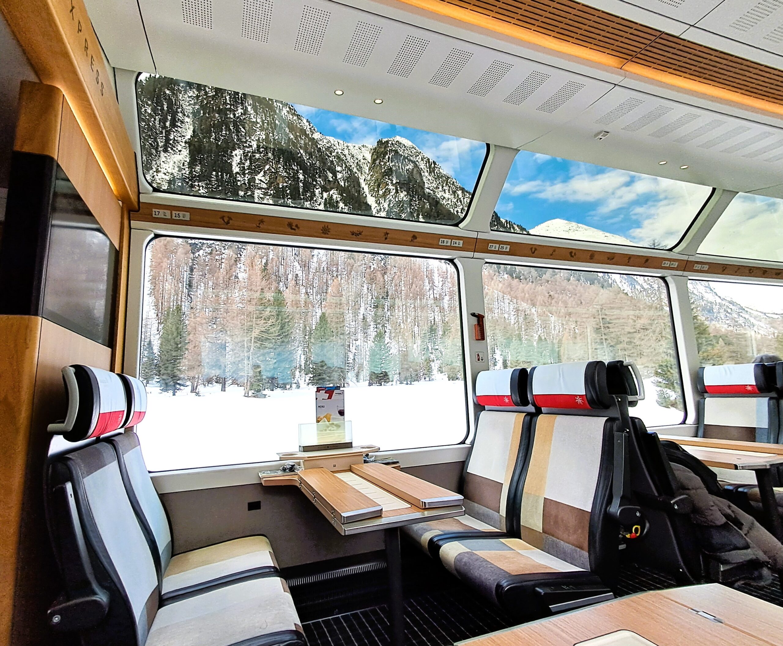 Glacier Express Inside
