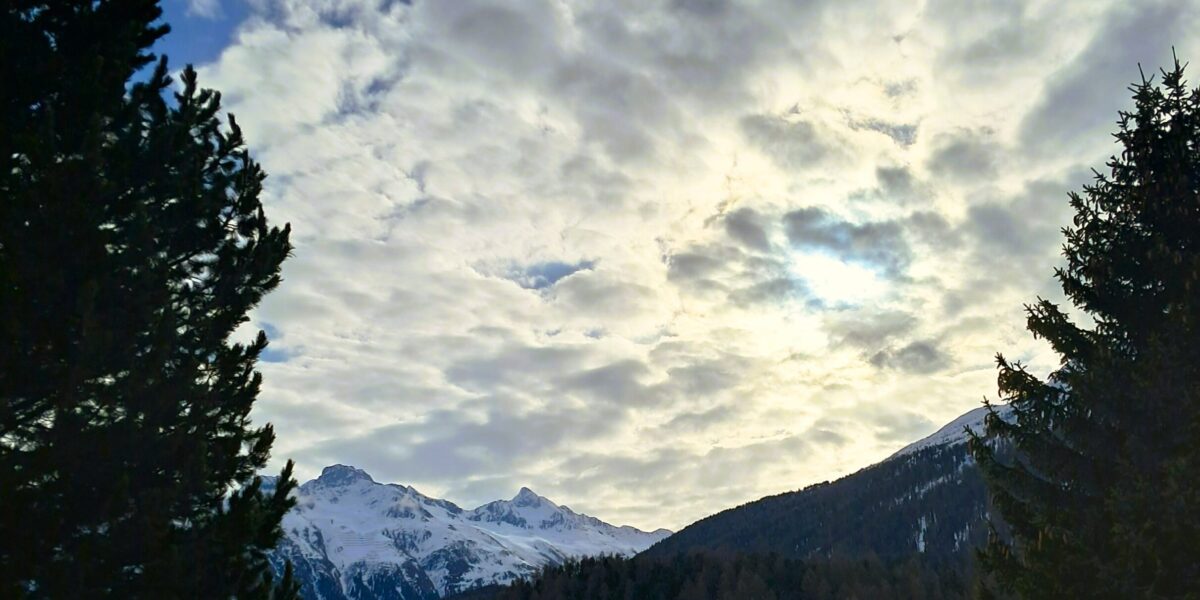 Switzerland St Moritz sunset