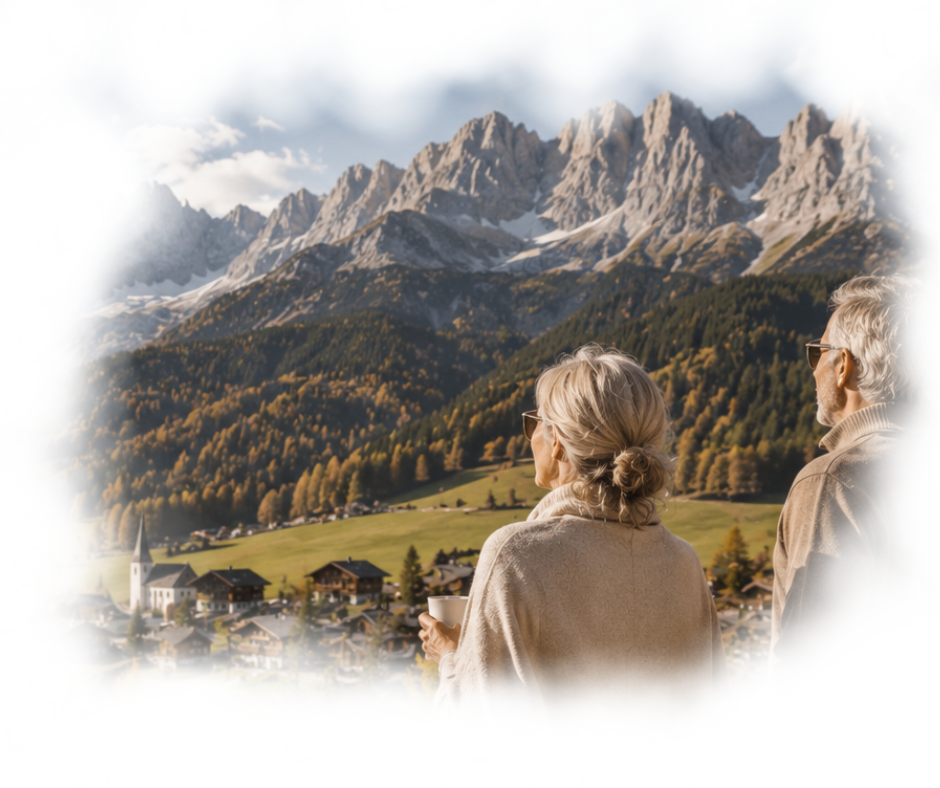 Couple Travelling Alps